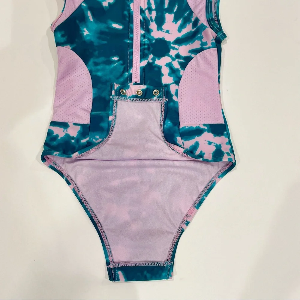 Cat & Jack Toddler Girls' One-Piece Swimsuit (3T) - Tie-Dye, Excellent Condition